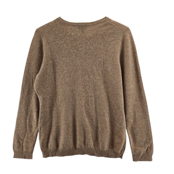 Charter Club 100% Cashmere Sweater Womens Large Beige Neutrals Crewneck Luxury - Picture 3 of 8